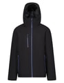 Heren Jas Waterproof Regatta TRA253 zwart- new royal